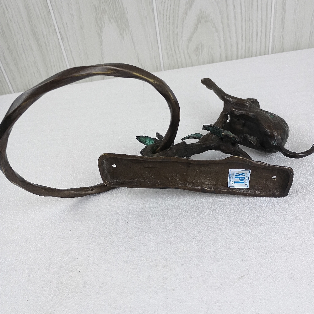 SPI San Pacific International Brass Monkey towel hanger door knocker. - Picture 13 of 16